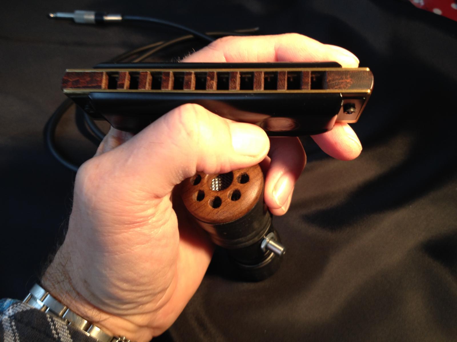 Harmonica Bullet Microphone/Dynamic Blues Wood